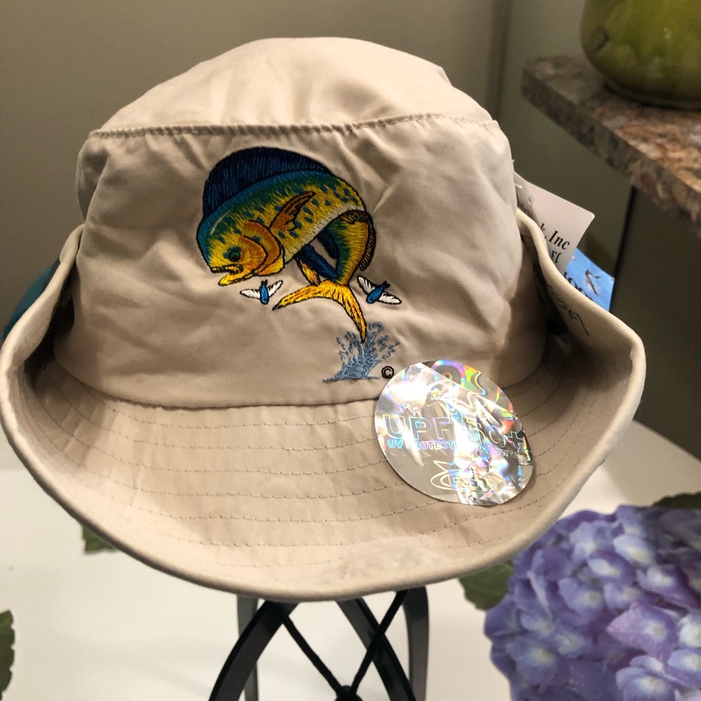 Just Hook 'Em™ Microfiber Dolphin Bucket Hat